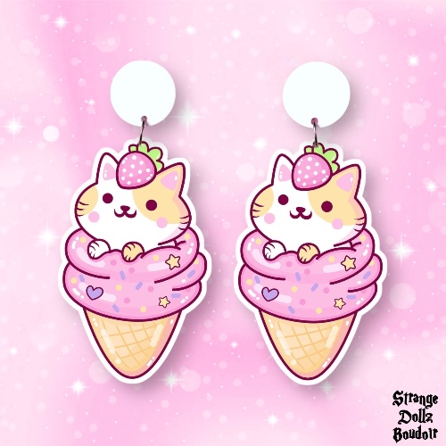 Cute cat earrings