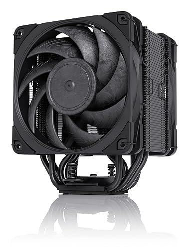 Noctua NH-U12A chromax.black, 120mm Single-Tower CPU-Kühler (Schwarz), Kompatibel mit Desktop - Single