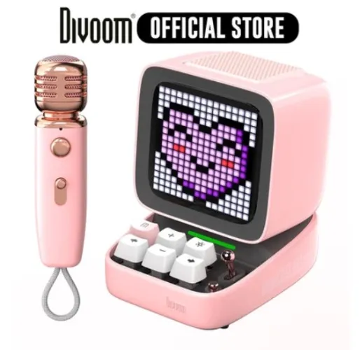 𒉭Divoom Ditoo Mic Global Version Pixel Art Bluetooth Speaker