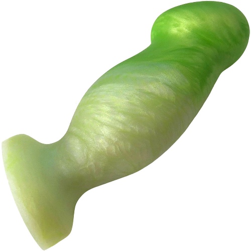 Sensi 5" Silicone Dildo By Uberrime - Green