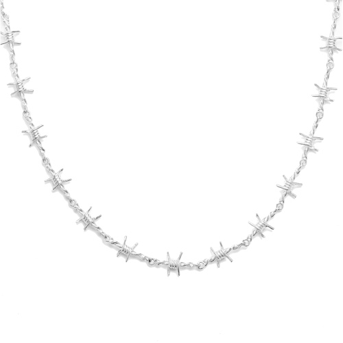 THE BARB WIRE CHOKER (DANIELLE GUIZIO X THE M JEWELERS) | SILVER VERMEIL
