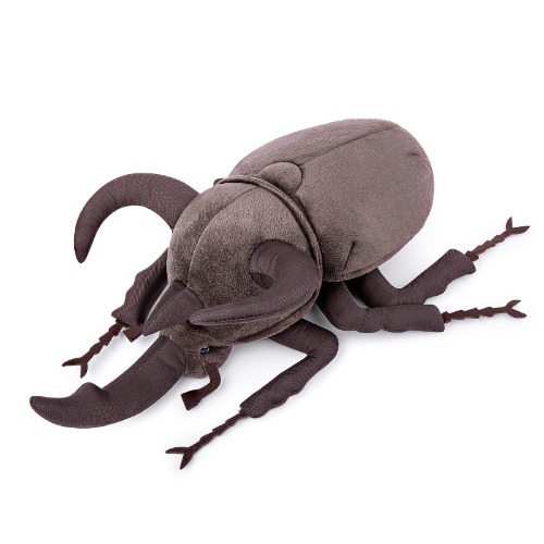 Simulation Atlas Beetle Stuffed Plush Toy - 10" Realistic Chalcosoma Atlas Animal Insect Beetle, Soft Crustaceans Animals Model, Unique Beetle Toys Model Dolls Gifts for Kids - Atlas Beetle