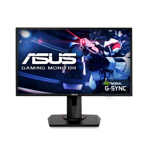 ASUS VG248QG 24" G-Sync Gaming Monitor 165Hz 1080p 0.5ms Eye Care with DP HDMI DVI - 24" FHD 0.5ms 165Hz G-SYNC Height Adjustable Monitor