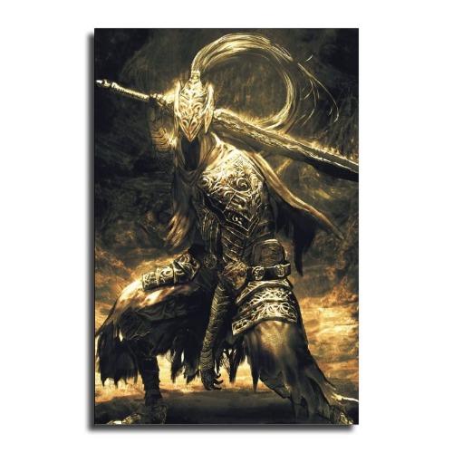 LIXI Soul Of Heroes Artorias Dark Of Souls Posters HD Canvas Print Modern Home Decor Wall Art UnFramed,24x36inch(60x90cm) - UnFramed 24x36inch(60x90cm)