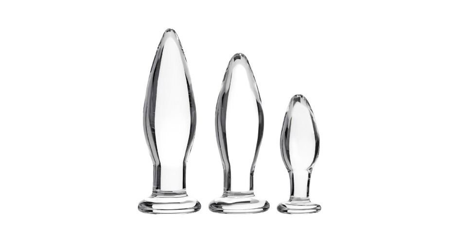 Glass Butt Plug Set | Anal Plugs