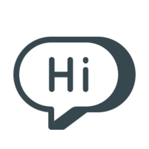 Just say hi to me :)