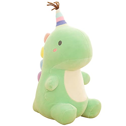 VHYHCY Stuffed Animal Plush Toys, Cute Dinosaur Toy, Soft Dino Plushies for Kids Plush Doll Gifts for Boys Girls (Green, 19.7 Inch) - Active Green - Large