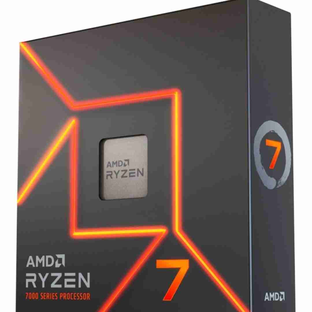 AMD - Ryzen 7 7700X 8-core - 16-Thread 4.5GHz (5.4 GHz Max Boost) Socket AM5 Desktop Processor - Silver