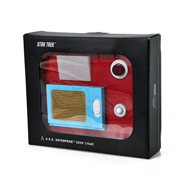 ThinkGeek Star Trek Electronic Door Chime - Motion-Sensitive - Can Be Mounted on Either Side of a Door - Officially Licensed Star Trek Collectible