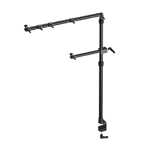 Elgato Pro Multi Mount Bundle - Main pole extendable up to 125 cm / 49 in, 4-section articulated arm, Auxiliary holding arm for cameras, lights and more - Pro Bundle - Sets