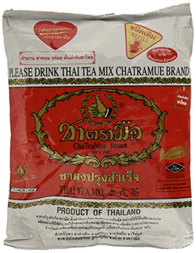 Number One The Original Thai Iced Tea Mix - Number One Brand Imported From Thailand - Great for Restaurants That Want to Serve Authentic and Thai Iced Teas, 400g Bag
