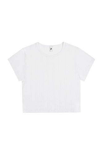 The Baby Tee White | S