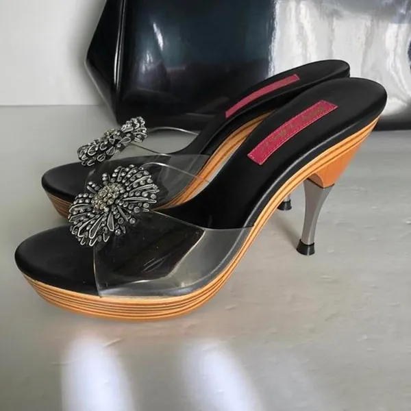 Betsey Johnson Starburst Polly Mules in perfect...