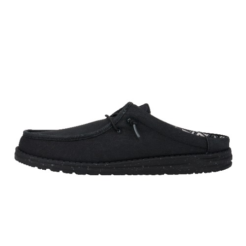 Wally Slip Stretch Canvas - Black/Black | 11