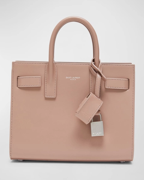 Sac De Jour Nano Top-Handle Bag in Smooth Leather
