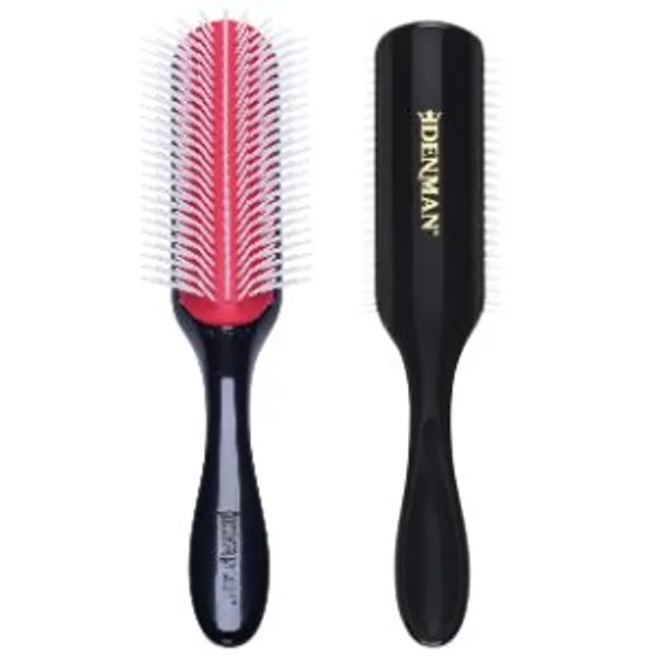 Denman Classic Styling Brush 9 Row - D4 - Hair Brush for Separating, Shaping  Defining Curls - Blow-Drying, Styling  Detangling Brush – Black