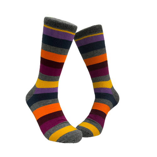Colorful Striped Socks (Adult Large)