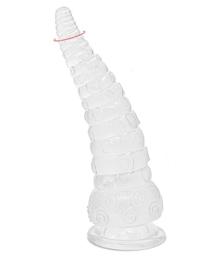 Clear Jelly Suction Tentacle Ride - Transparent
