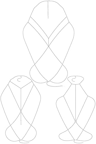 Waterproof Body Chains For Women, 18K Gold Filled, 925 Silver Filled, Non Tarnishing Hypoallergenic Body Chains, Adjustable Body Jewelry For Women, Layered Body Chains, Sexy Chain Bra, Body Necklace, Waist Chain, Belly Chain, Chain Bikini, Chain Bralette, Summer Bikini Jewelry - 3 Pack Bodychains - A - Silver Plated
