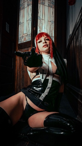 Premium: "Taboo Sister" Nun Minidress - M / 78cm