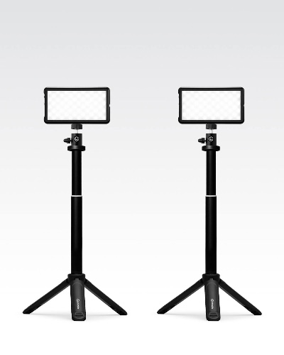 Lume Cube Broadcast Lighting Kit 2-Pack Two Video Conference Lights with Stands & Mounts | Default Title