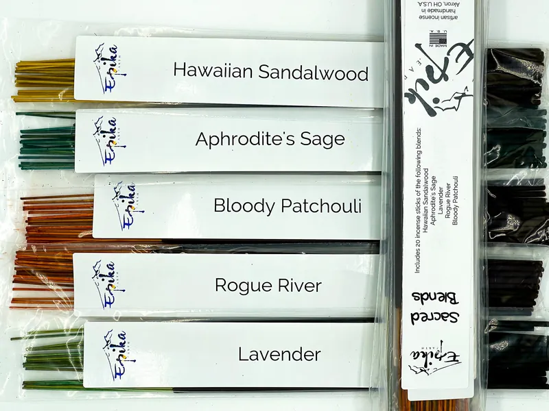 Incense Stick Sample Pack - 100 Incense Sticks - 5 Artisan Blends