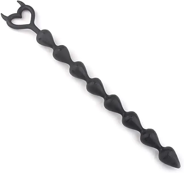 Amazon.com: Super Long 14 inch Silicone Anal Beads, Butt Plug Toy with Little Devil Demon Design, Halloween Gift, Prostate Massager Anus Plug Toy for Men Women Adults Couples : Health & Household