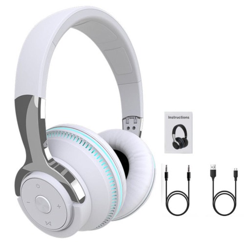 Ninja Dragon Wireless Light Changing Bluetooth Gaming Headset - White