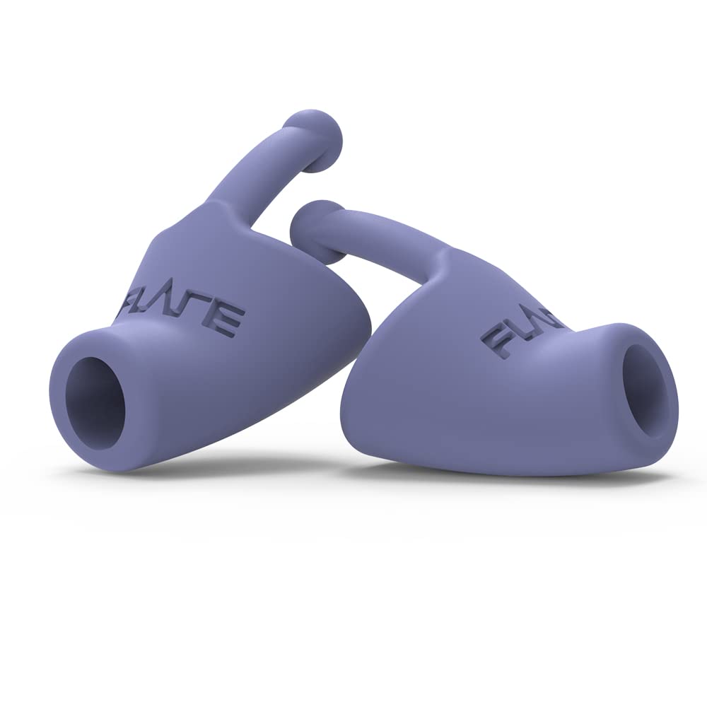 Flare Calmer – Ear Plugs Alternative – Reduce Annoying Noises Without Blocking Sound – Soft Reusable Silicone – Purple - Purple