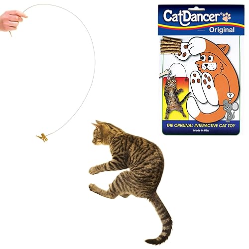 Cat Dancer Products 101 Interactive Cat Toy, Brown