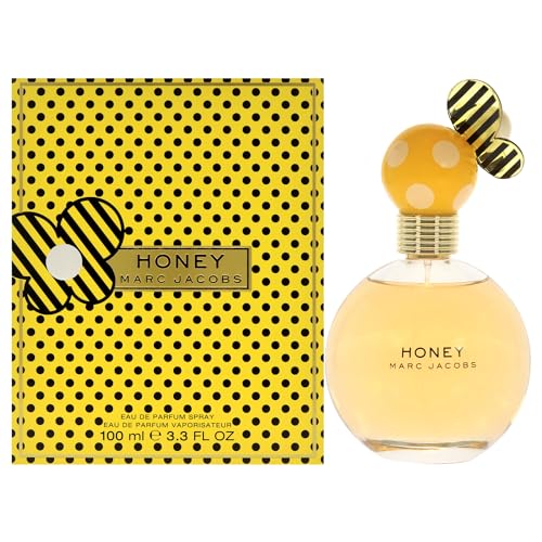 Marc Jacobs Honey Eau de Parfum Spray for Women, 3.3 Fluid Ounce - Marc Jacobs Honey - 3.4 Fl Oz (Pack of 1)