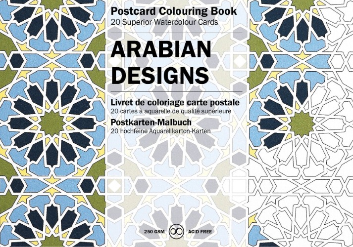 Postcard Coloring Books | Arabian Designs