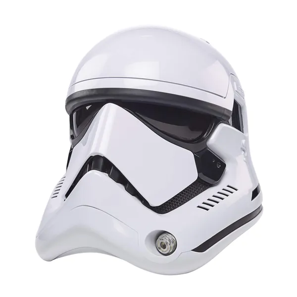 Star Wars The Black Series First Order Stormtrooper Premium Electronic Helmet, The Last Jedi Roleplay Collectible