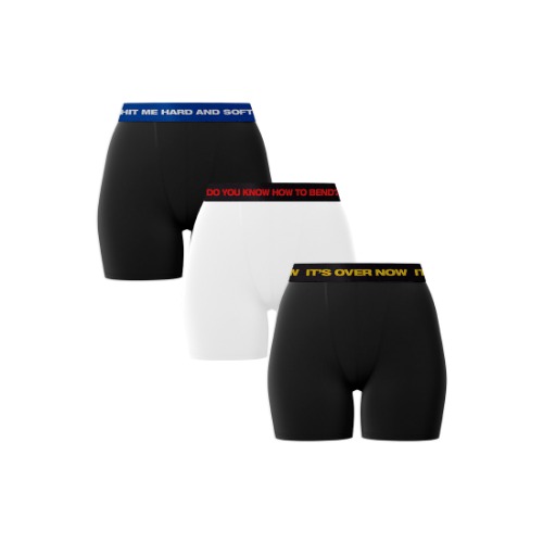 HIT ME HARD AND SOFT Tour Lyric Boxer Brief Set of 3 | M