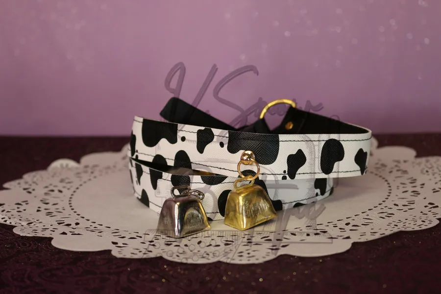 Basic Cow Print Collar Choker Necklace