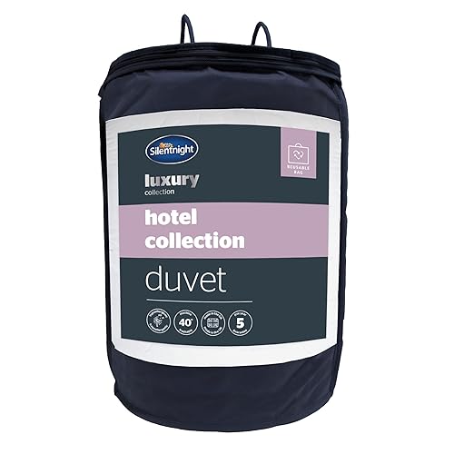 Silentnight Hotel Collection Double Duvet – 13.5 Tog Luxury Duvet Extra Warm and Cosy Quilt Ideal for Winter and Colder Nights – Hypoallergenic and Machine Washable – Double – 200 x 200cm - Double - 13.5 Tog