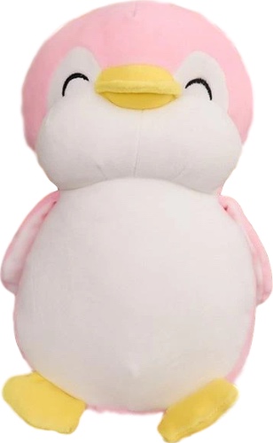 Super Soft Penguin Plushie (3 COLORS, 3 SIZES) - 18″ / 45 cm / Pink