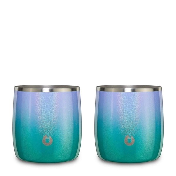 Stainless Steel Rocks Glass Set of 2 | Mermaid