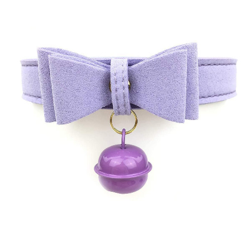 Bell Choker Collar Necklace Lolita Bow Collar Cat Kitty Velvet Necklace