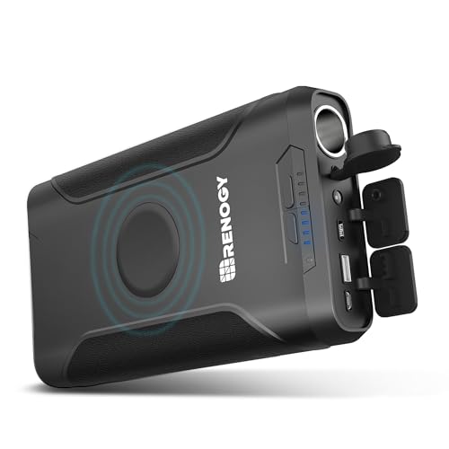 Renogy 72000mAh 266Wh 12v Power Bank with 60W PD, CPAP Battery for Camping, High Capacity Large Camping Power Bank with USB-C DC Wireless Charging & Flashlight, CPAP Battery Backup Power Supply - 72000mAh/266Wh