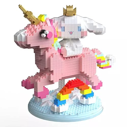 AuHoRa Mini Building Blocks, Micro Blocks, White Puppy 6033, 949 Pieces, Best Gifts for 15 Years Old and Up, for Adults