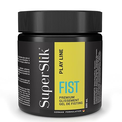 Super Slik Personal Lubricant for Fisting and Anal Sex - Thick and Long Lasting Back-Door Gel - Hybrid Silicone and Water Based Anal Lube for Men | Women | and Couples - 500-ml (17 oz) - 17 Fl Oz (Pack of 1)