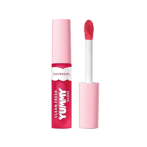 COVERGIRL - Clean Fresh Yummy Gloss - infused with Hyaluronic Acid and naturally-derived Antioxidants, for instant hydration, clean, vegan and gluten-free - You're Just Jelly - 350 - You're Just Jelly - 350