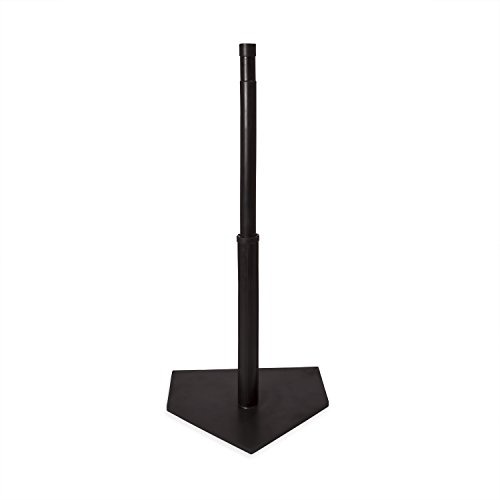 Champion Sports Deluxe Batting Tee - Mounted Adjustable Telescopic Batting Tee - Delux Batting Tee