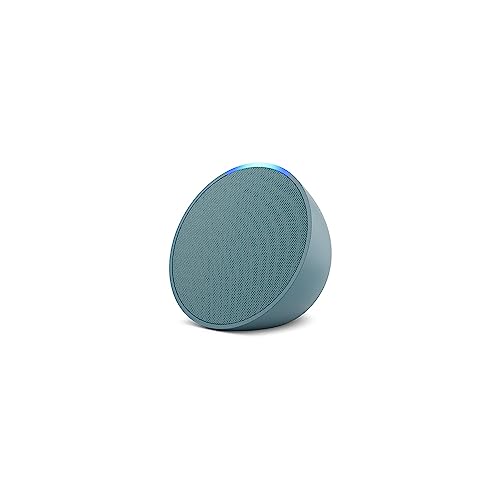 Amazon Echo Pop | Compact smart speaker with Alexa | premium Alexa features available for purchase | Midnight Teal - Midnight Teal - Device only