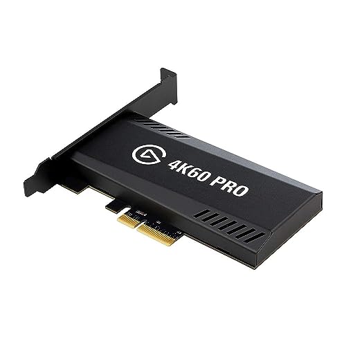 Elgato 4K60 Pro MK.2, Internal Capture Card, Stream and Record 4K60 HDR10 with ultra-low latency on PS5, PS4 Pro, Xbox Series X/S, Xbox One X, in OBS, Twitch, YouTube, for PC - Capture Card - 4K60 Pro MK.2