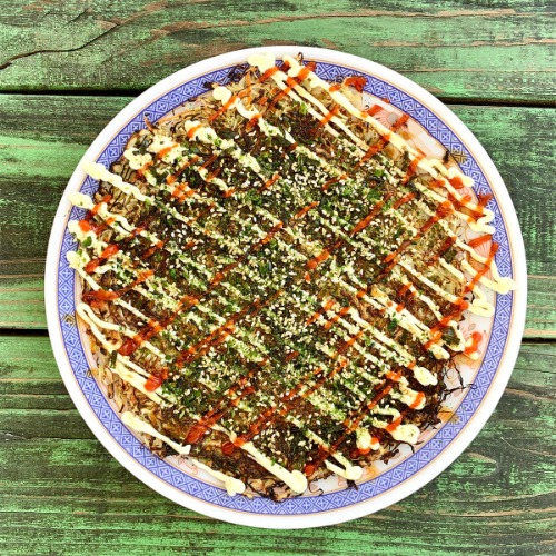 Okonomiyaki Savory Pancake + Topping Kit - 3 Pack by Xiao Bao Biscuit | Goldbelly