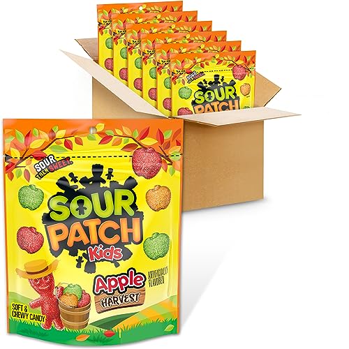 SOUR PATCH KIDS Apple Harvest Soft & Chewy Candy, 6 - 10 oz Bags
