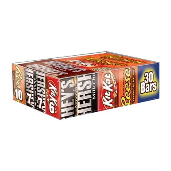 Hershey Chocolate Full Size Variety Pack - 45oz/30ct