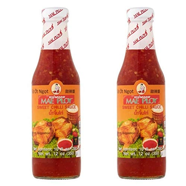 Mae Ploy Sweet Chili Sauce Bottle, 12 Ounce (Pack of 2)